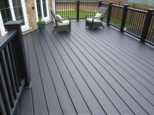black trex decking