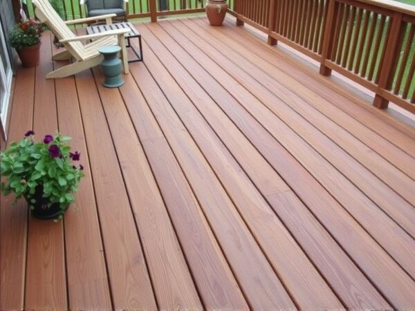 can i stain composite decking