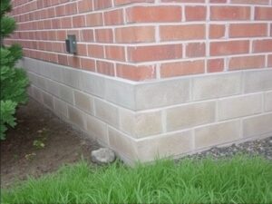 cinder block skirting