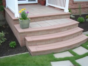 composite patio steps