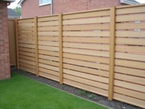 composite slat fencing