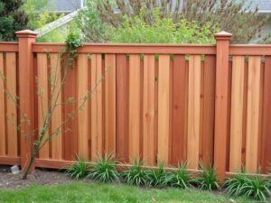 redwood for fence