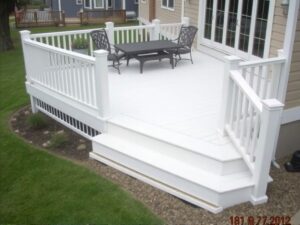 white composite decking price