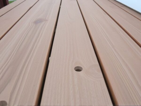 why do composite decking have holes in middle