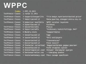 wpc ansi codes
